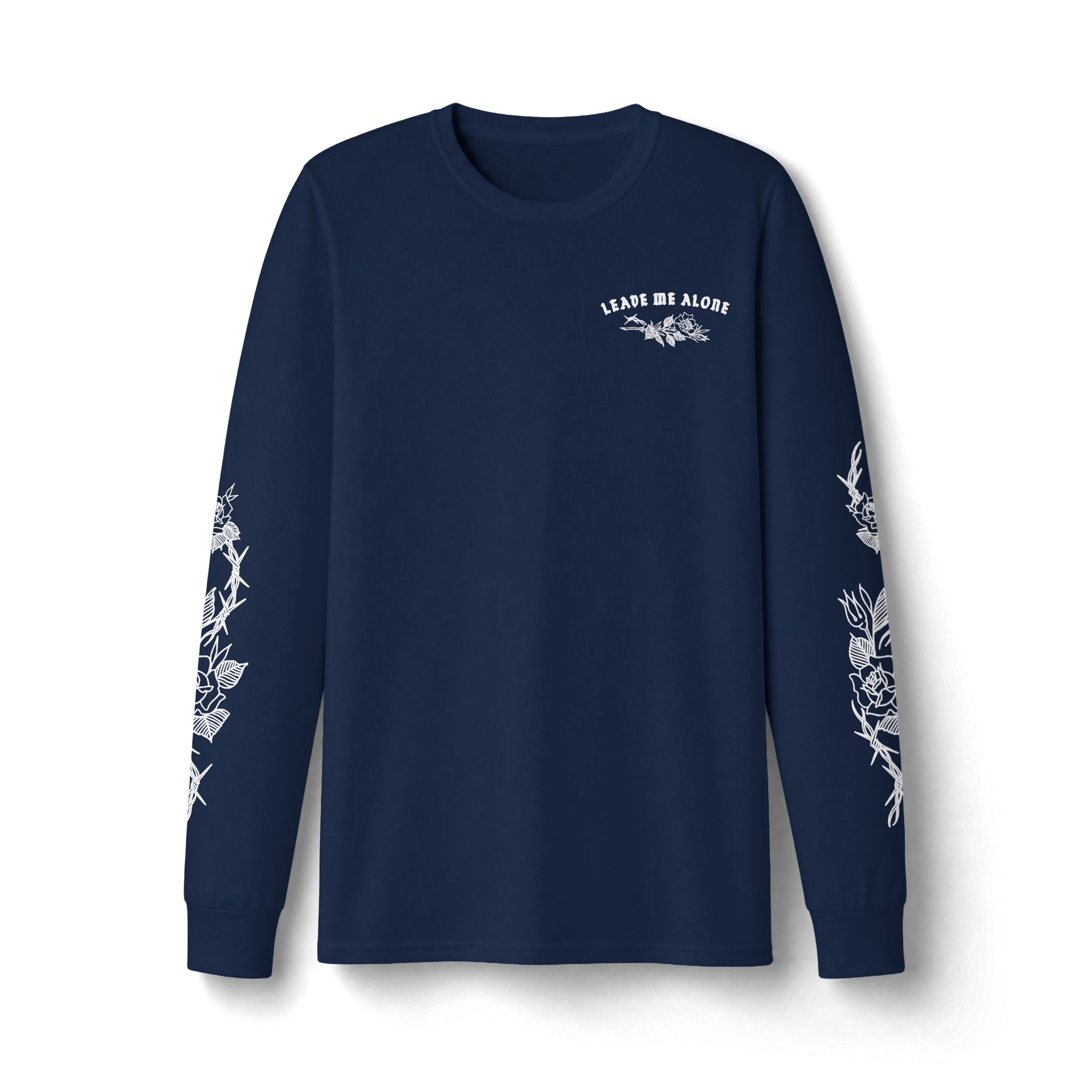 ANTISOCIAL black/ navy long sleeve