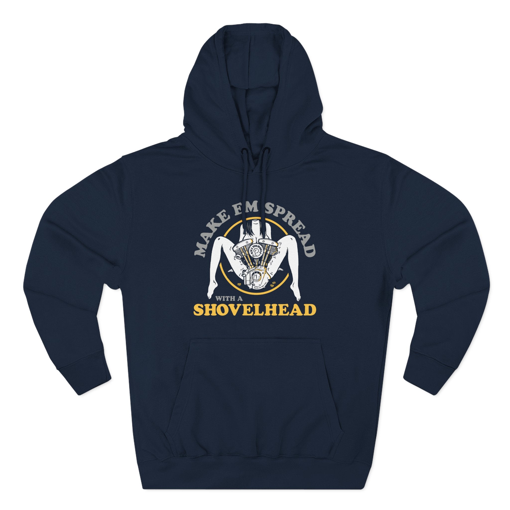 MAKE 'EM SPREAD WITH A SHOVELHEAD hoodie
