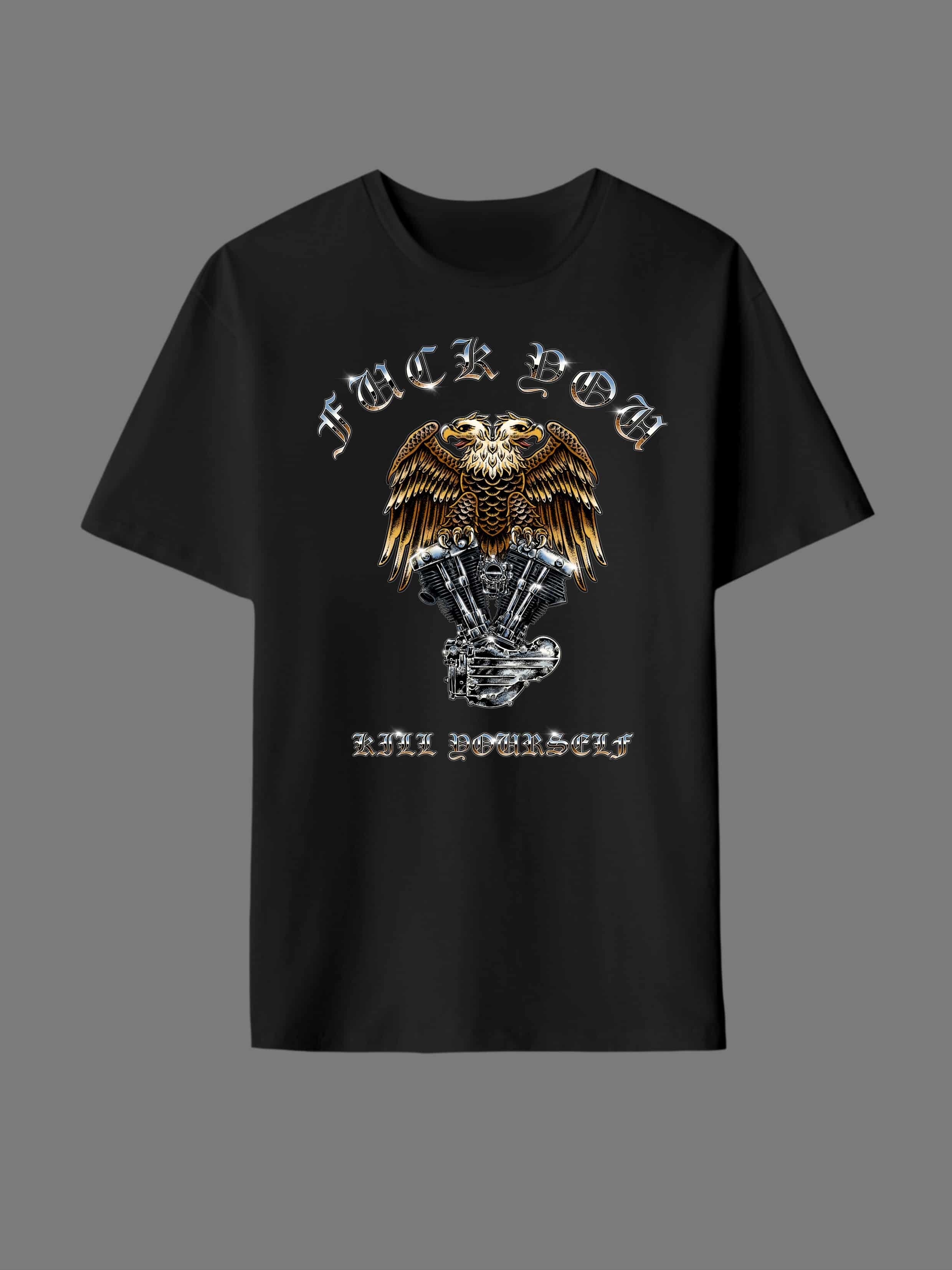 PANHEAD EAGLE full color mens tshirt