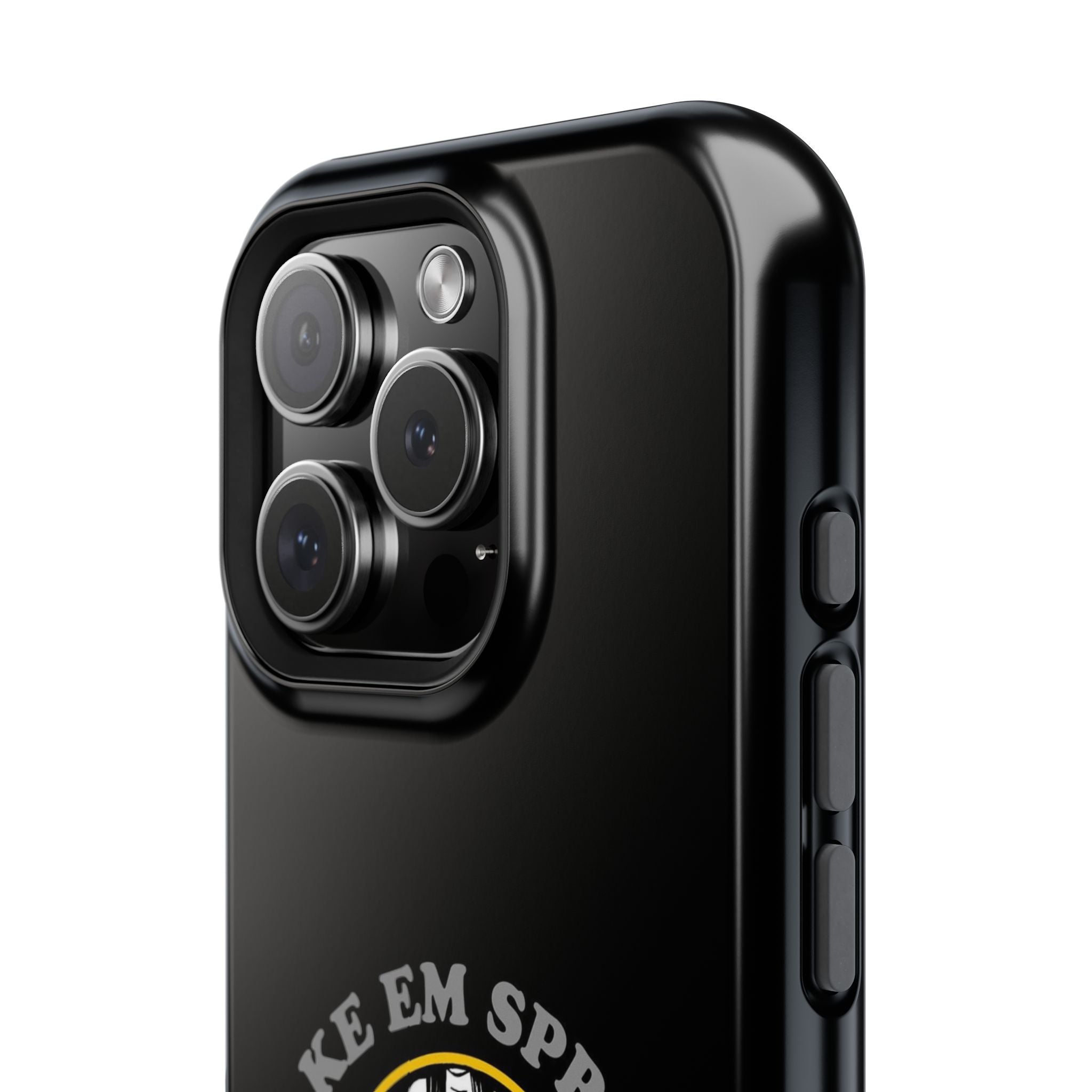 "Make 'Em Spread with a Shovelhead" phone case