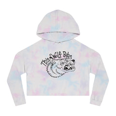 THIS WOLF BITES WOMENS CROPPED HOODIE
