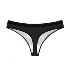 NO FREE RIDES  Women's Thongs, black
