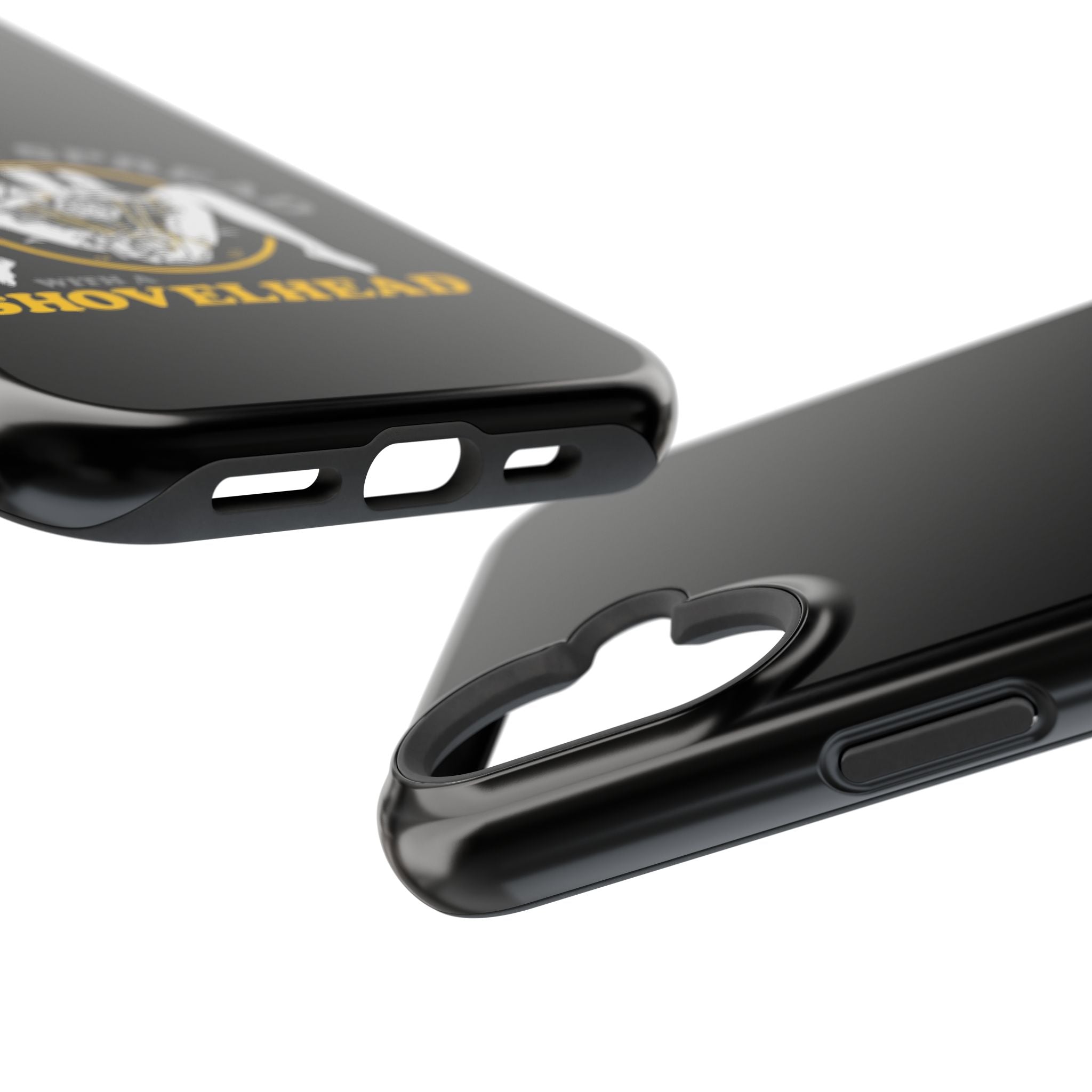 "Make 'Em Spread with a Shovelhead" phone case
