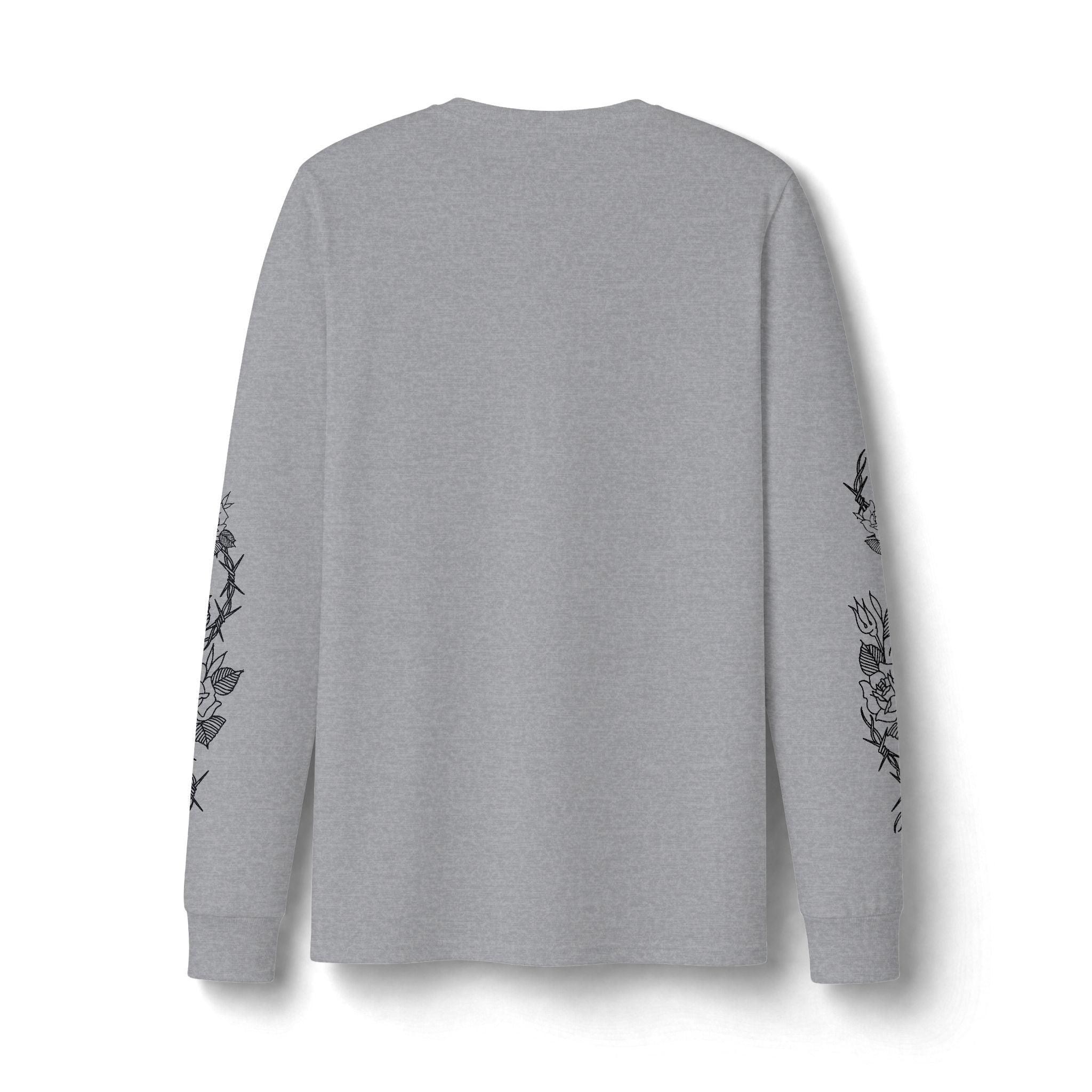 ANTISOCIAL white/ ash/ pink long sleeve