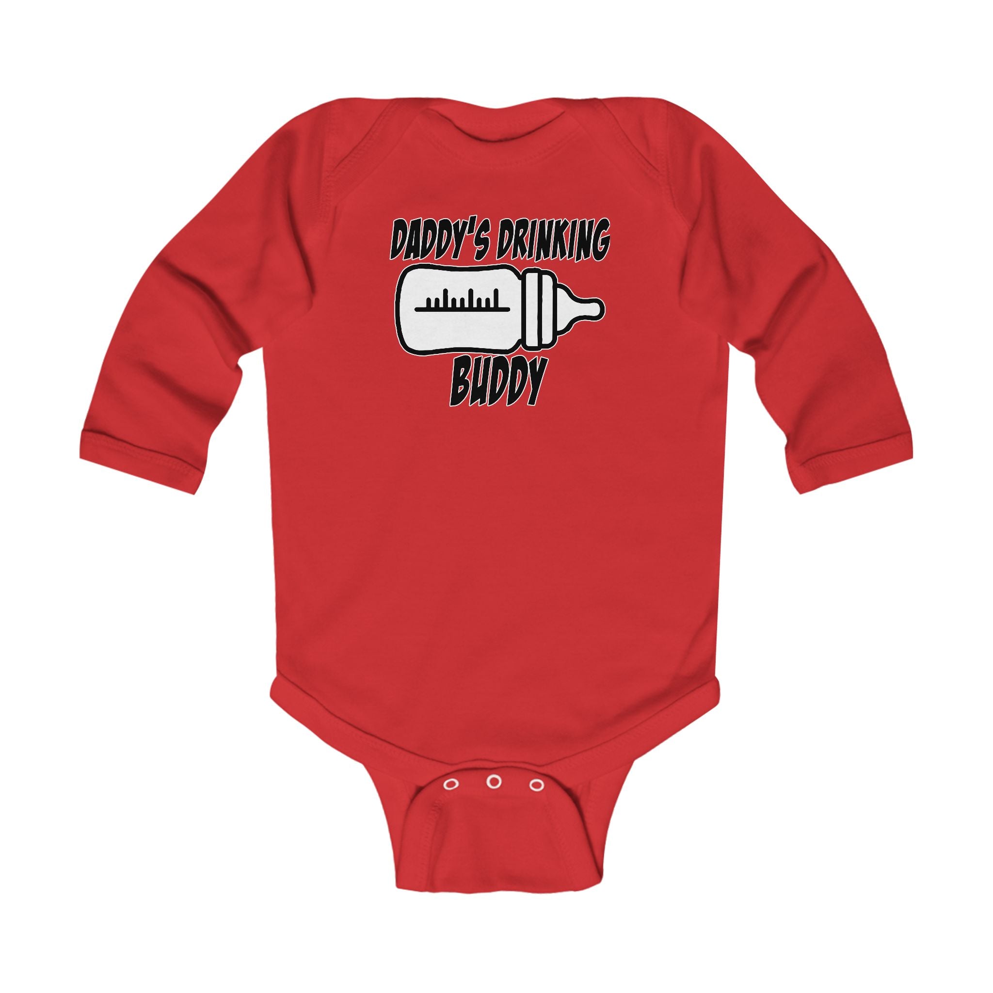 DADDY'S DRINKING BUDDY Infant Long Sleeve Bodysuit