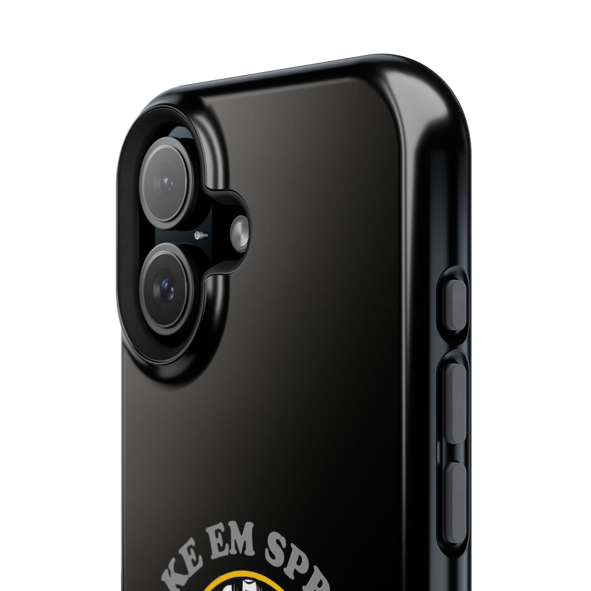 "Make 'Em Spread with a Shovelhead" phone case