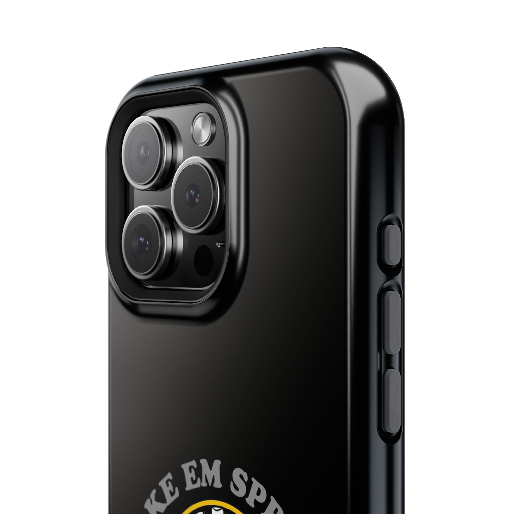 "Make 'Em Spread with a Shovelhead" phone case