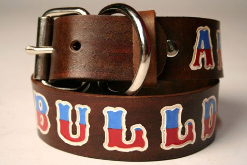 Custom Leather Dog Collar - Extra Large