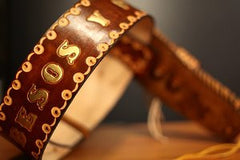 Custom Leather Gun Holster Belt