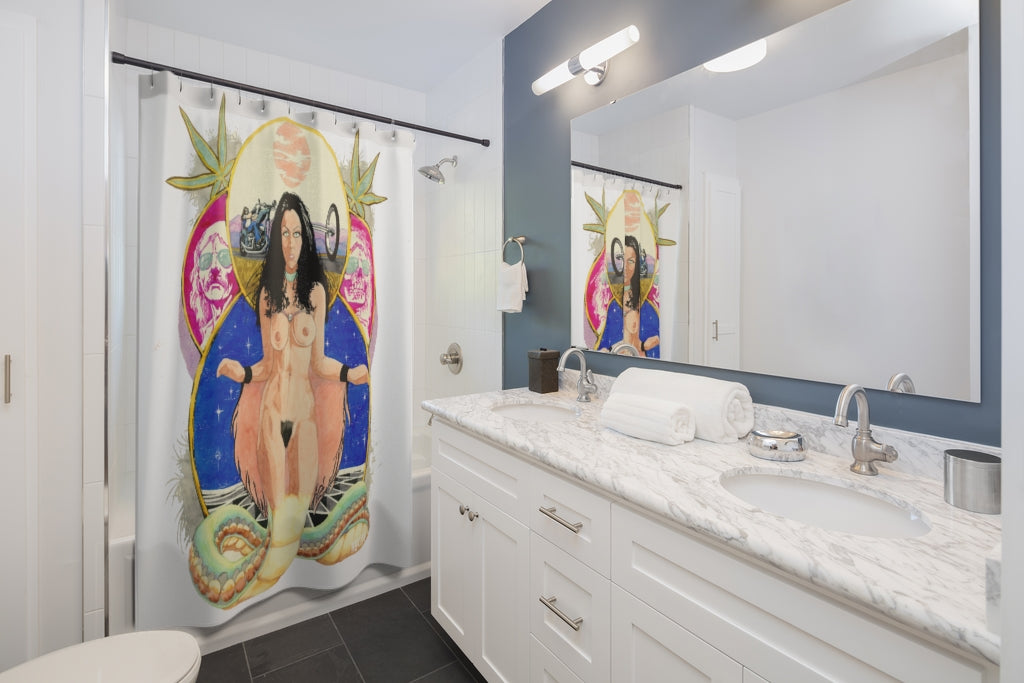 Snake Charmer Shower Curtain