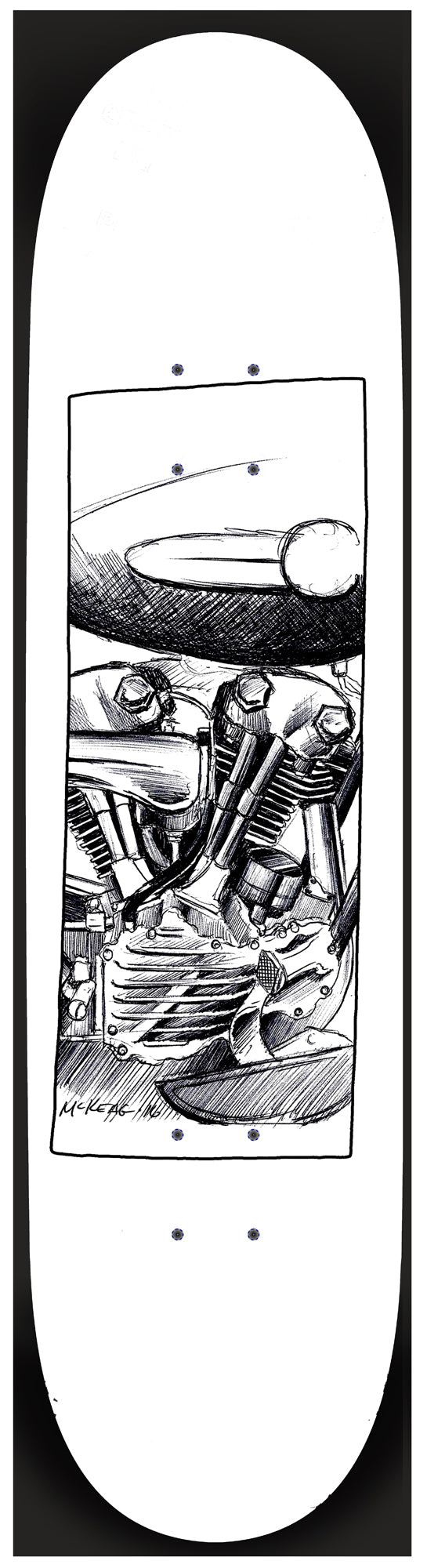 Knucklehead Deck- White