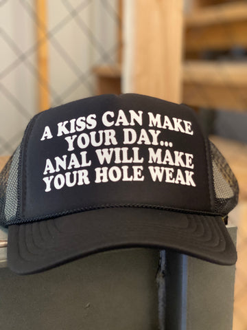 A Kiss Can Make Your Day Hat