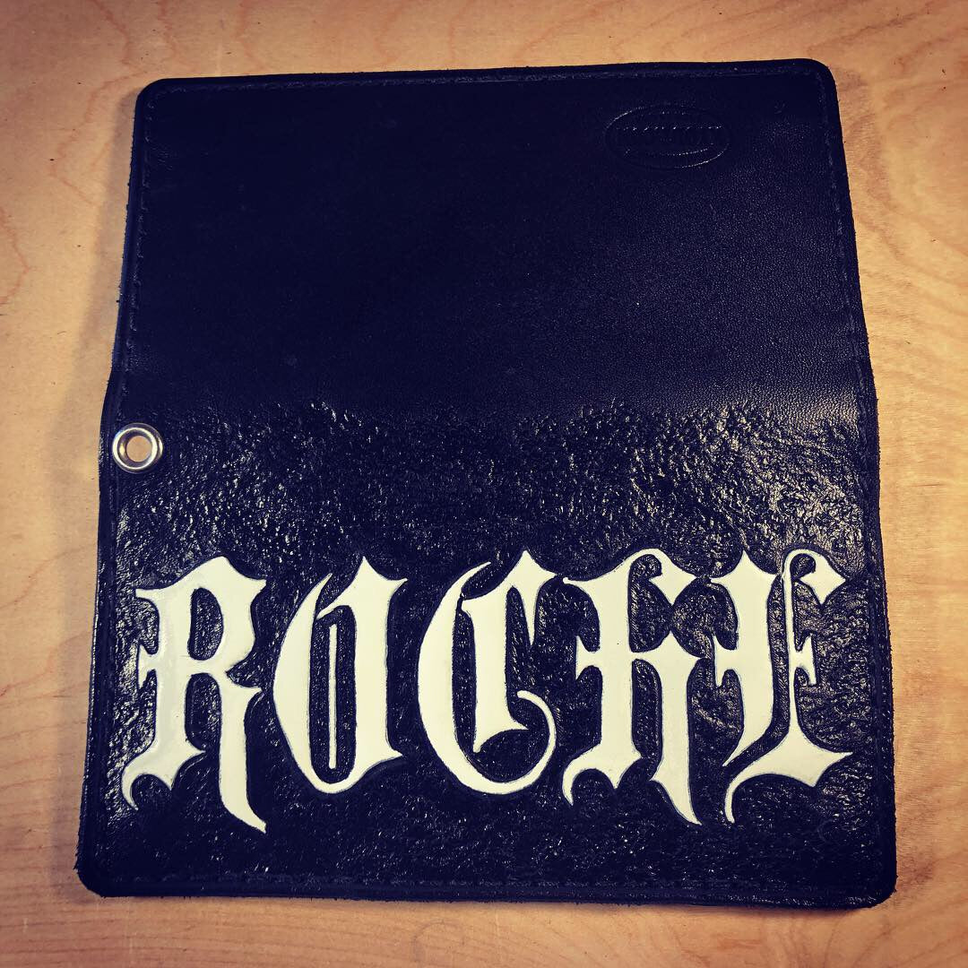 Custom Leather Embossed Long Wallet