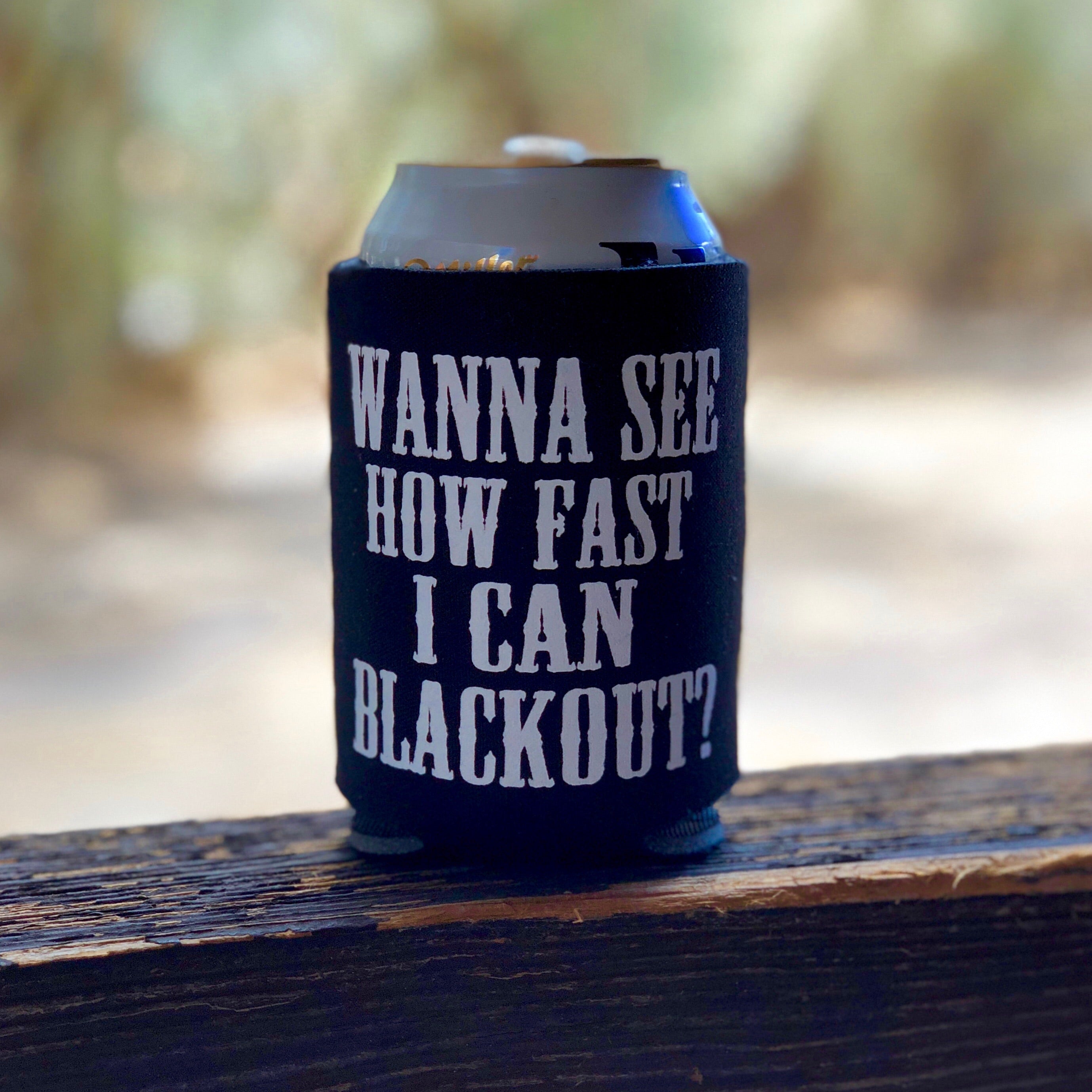 Blackout Koozie