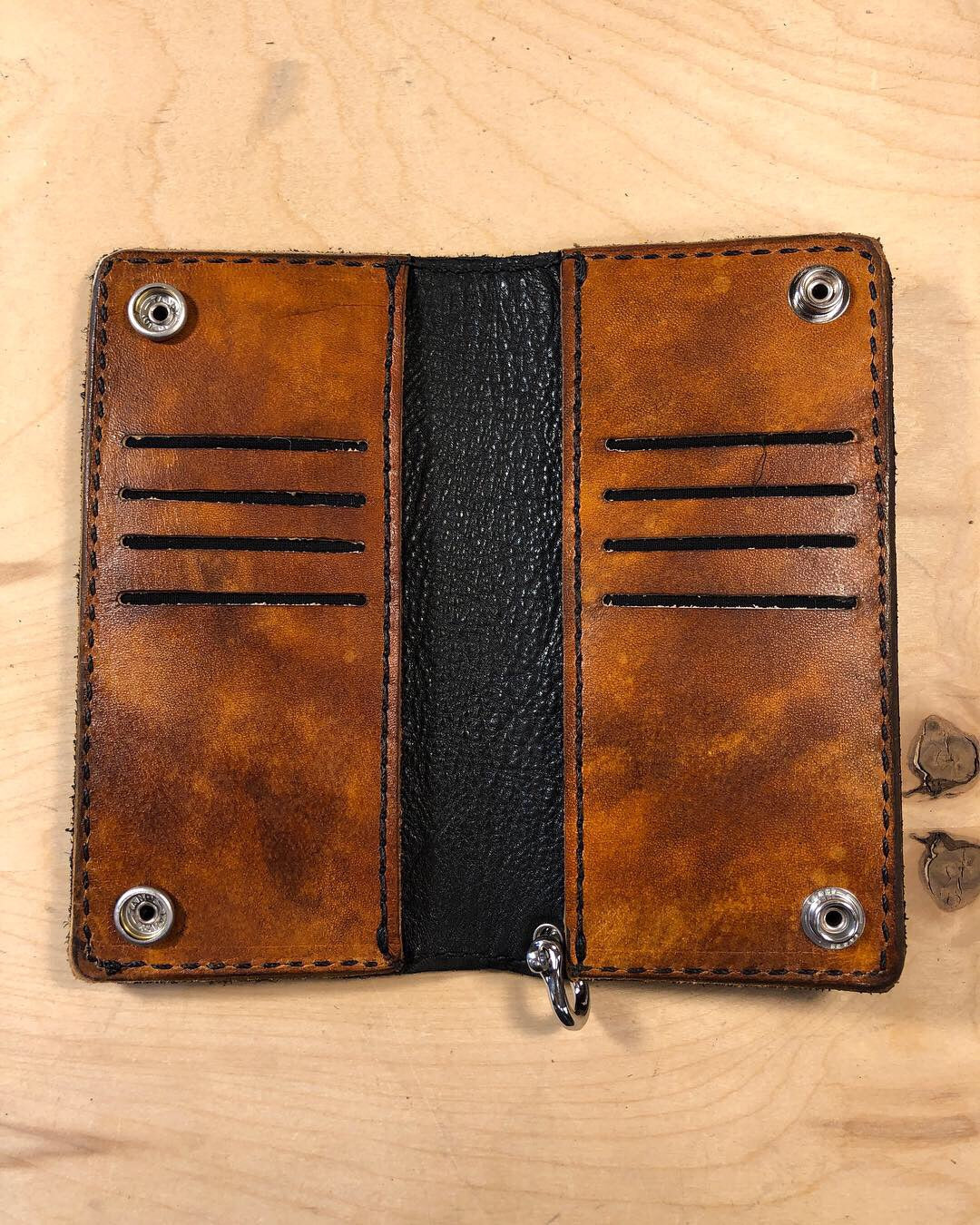 Custom Leather Embossed Long Wallet