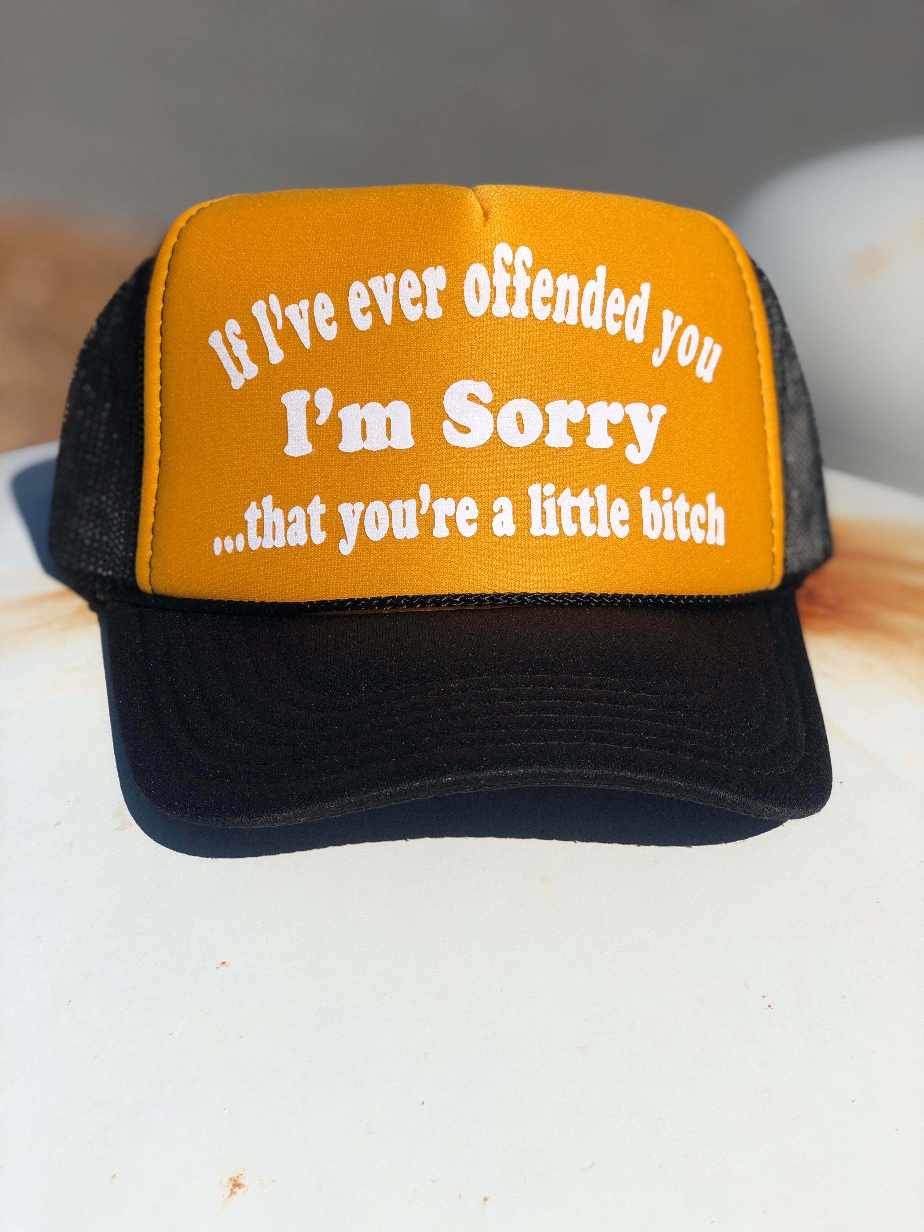 I’M SORRY hat