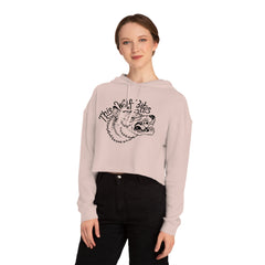 THIS WOLF BITES WOMENS CROPPED HOODIE