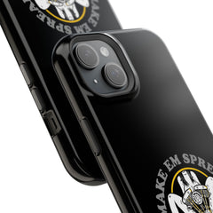 "Make 'Em Spread with a Shovelhead" phone case