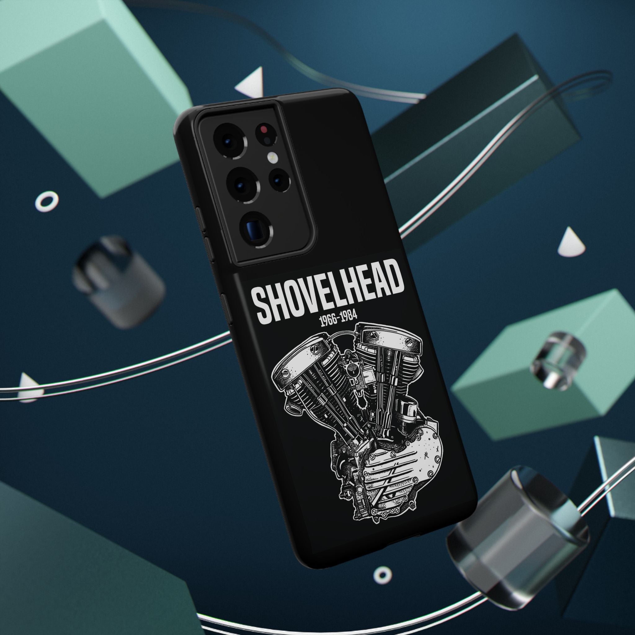 "SHOVELHEAD MOTOR"  Impact-Resistant Phone Case