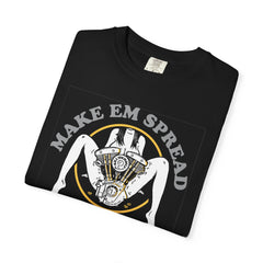 "Make 'Em Spread with a Shovelhead" tshirt
