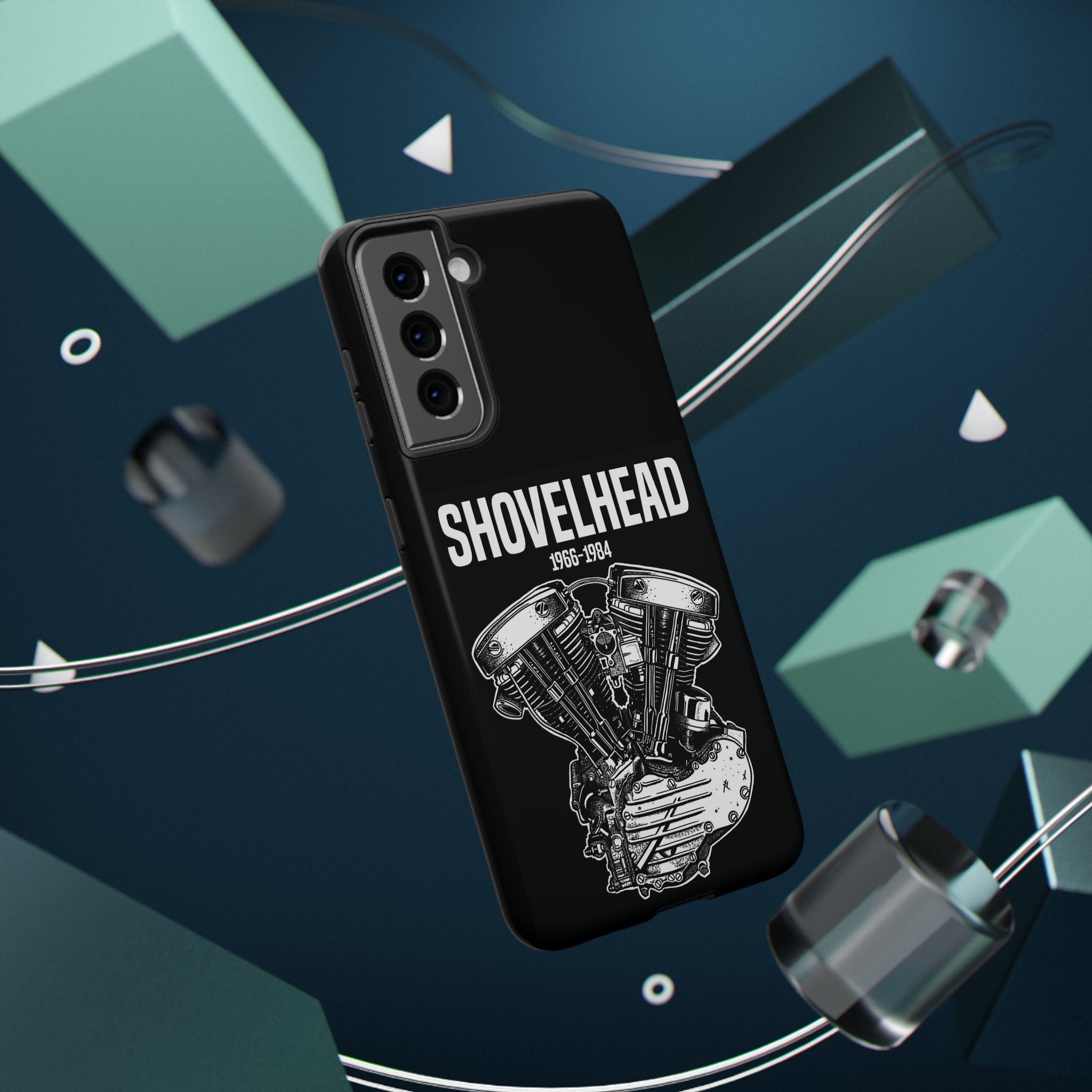 "SHOVELHEAD MOTOR"  Impact-Resistant Phone Case