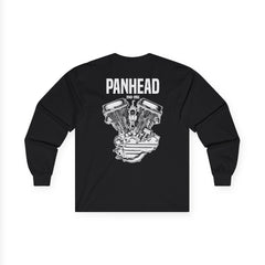 Panhead Engine Long Sleeve Tee - Motorcycle V-Twin Mechanics Shirt
