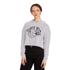 THIS WOLF BITES WOMENS CROPPED HOODIE