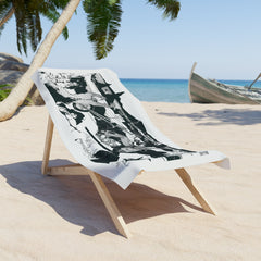 Outlaw Highway Beach Towel