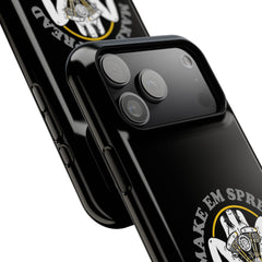 "Make 'Em Spread with a Shovelhead" phone case