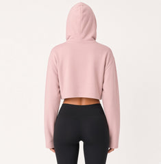THIS WOLF BITES WOMENS CROPPED HOODIE
