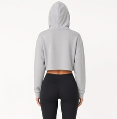THIS WOLF BITES WOMENS CROPPED HOODIE