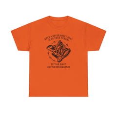 GOVERNMENT BOOTS HIGH VISIBILITY COLORS  mens tee