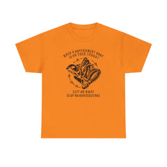 GOVERNMENT BOOTS HIGH VISIBILITY COLORS  mens tee