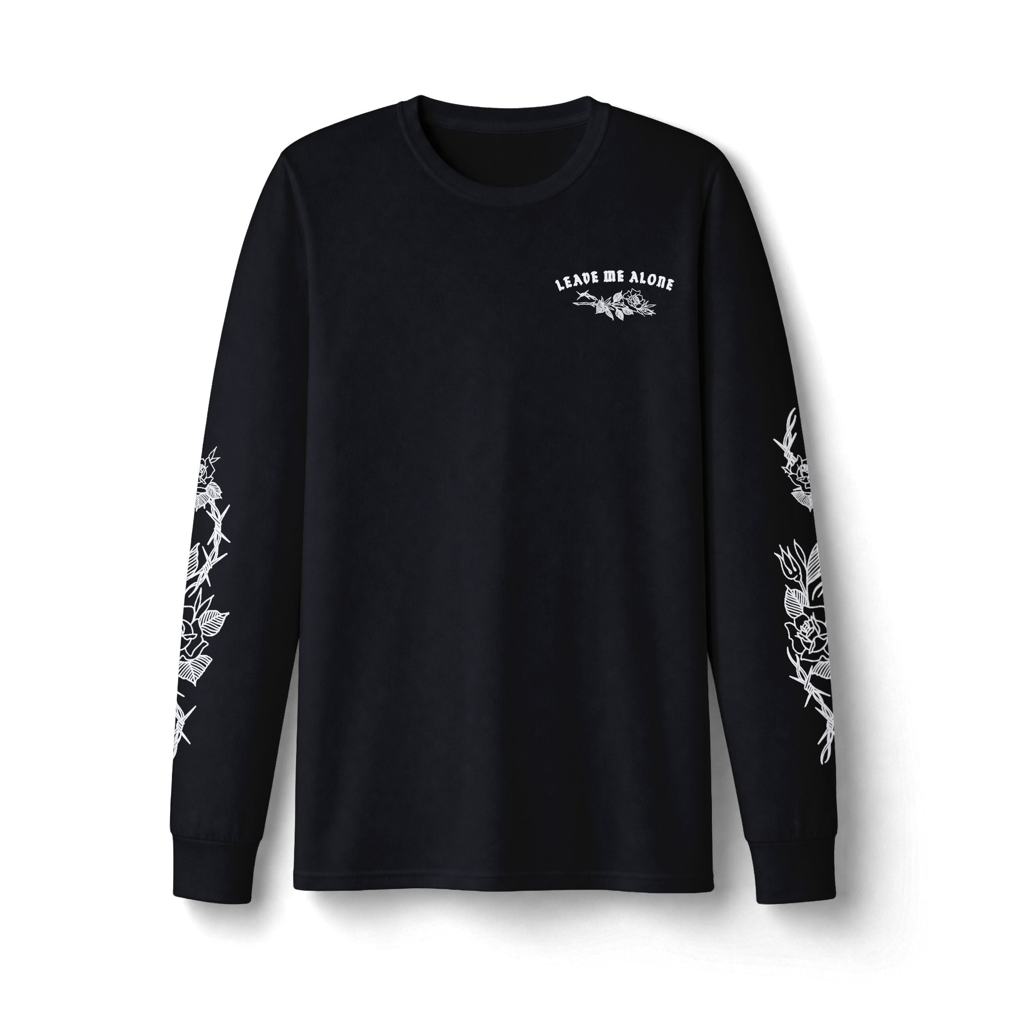 ANTISOCIAL black/ navy long sleeve