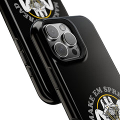 "Make 'Em Spread with a Shovelhead" phone case