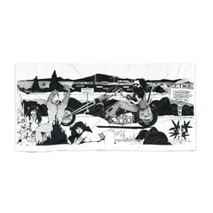 Outlaw Highway Beach Towel