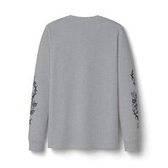 ANTISOCIAL  white/ ash/ pink long sleeve