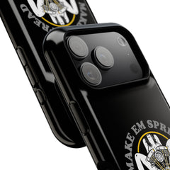 "Make 'Em Spread with a Shovelhead" phone case