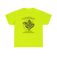 GOVERNMENT BOOTS HIGH VISIBILITY COLORS  mens tee