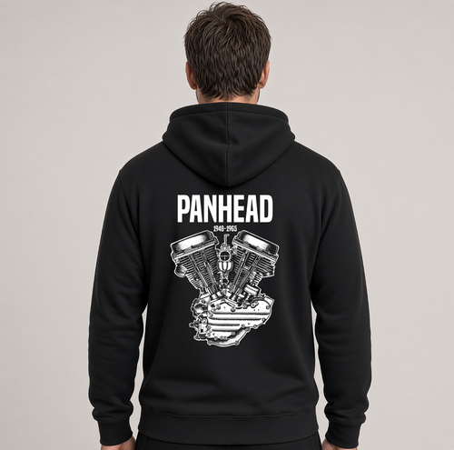 PANHEAD Engine black Hoodie Pullover