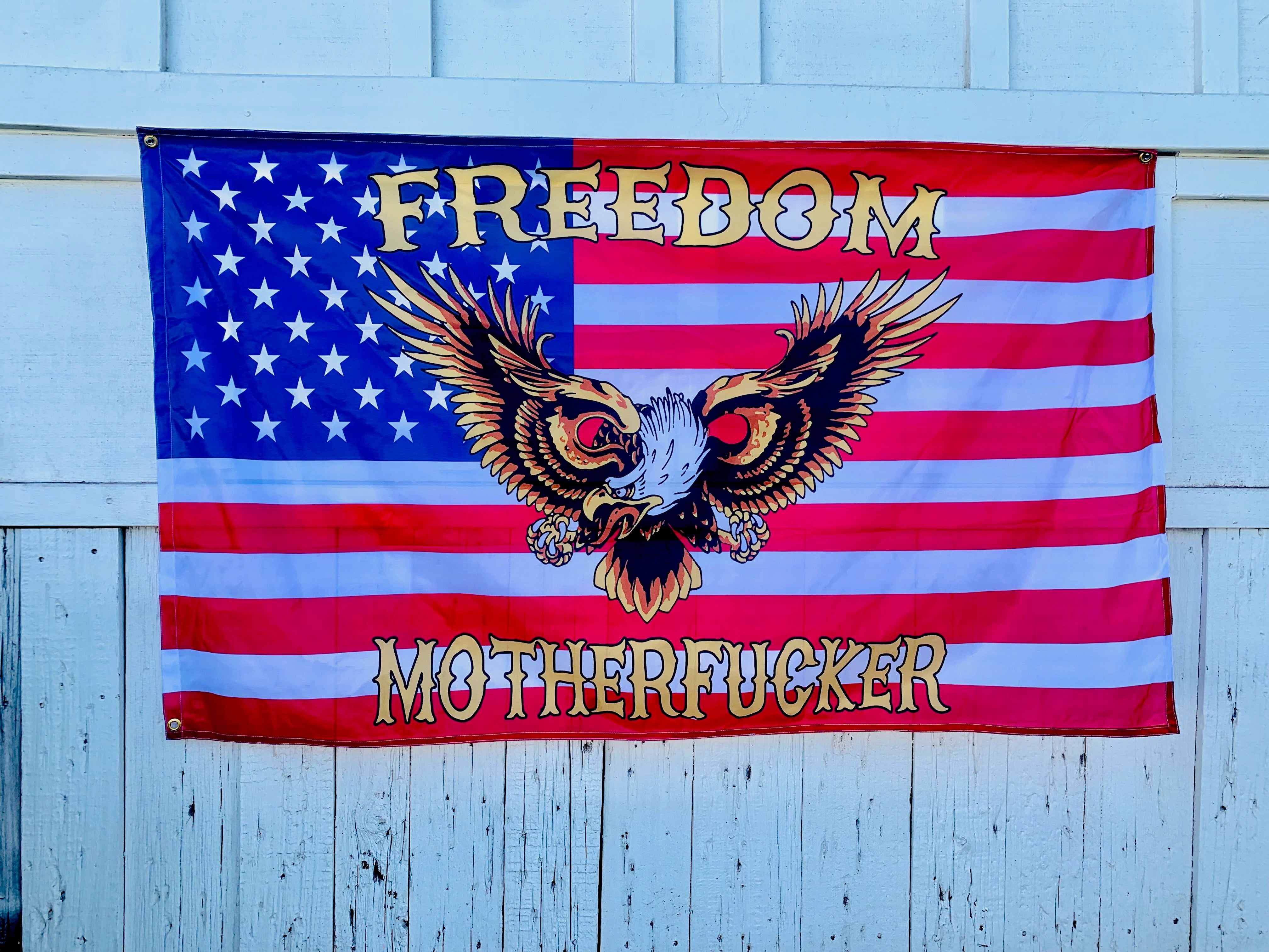 Freedom MF Doubled Sided Banner
