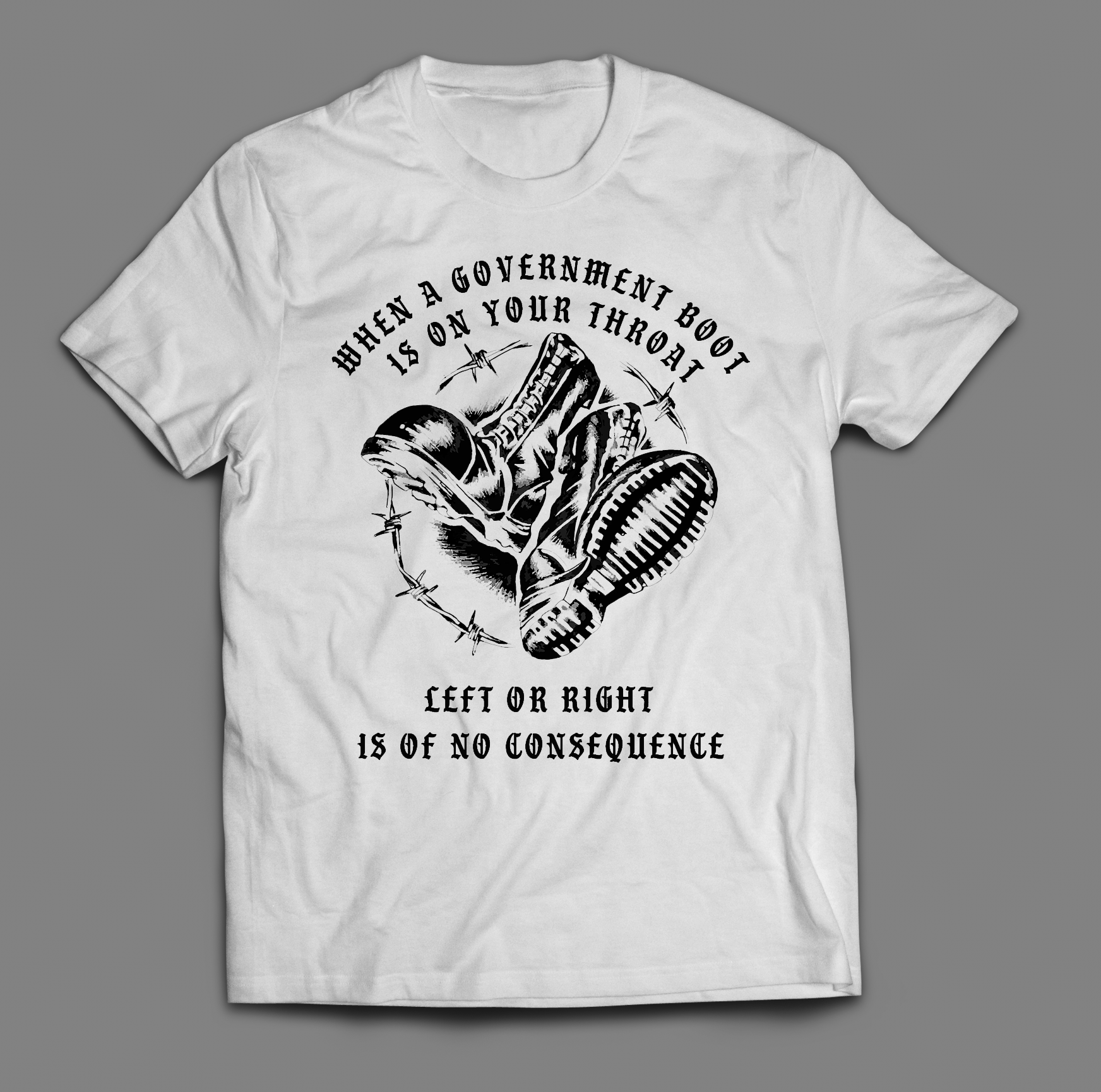 Government Boots Mens Tee